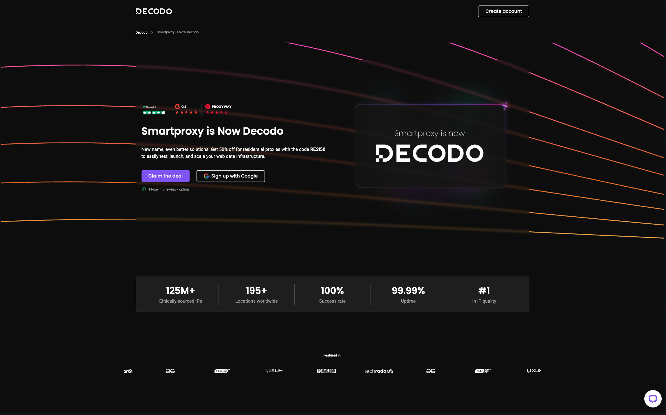 Decodo Landing Page