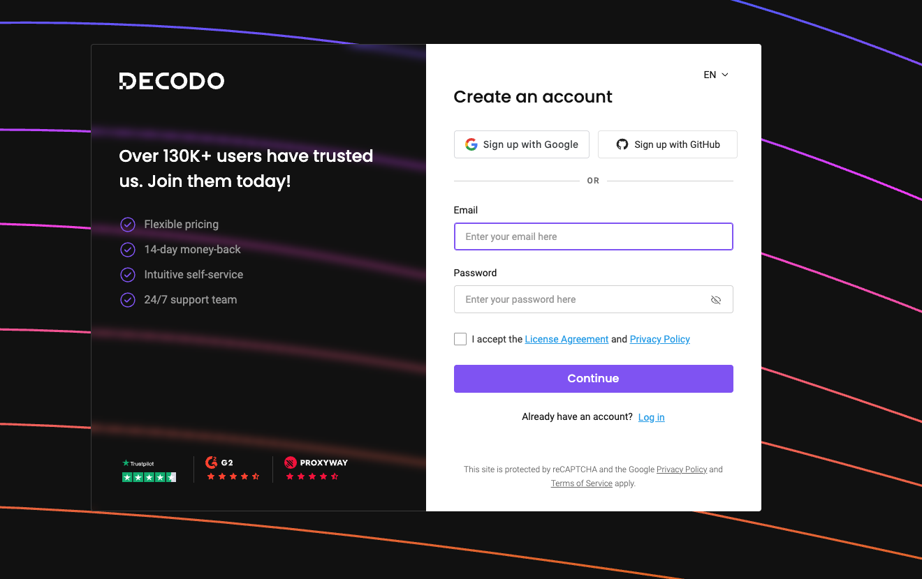 Sign Up